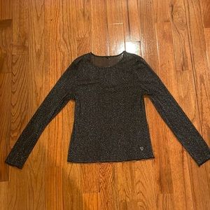 Victoria’s Secret Sparkly Sheer Long Sleeve Top - Size S
